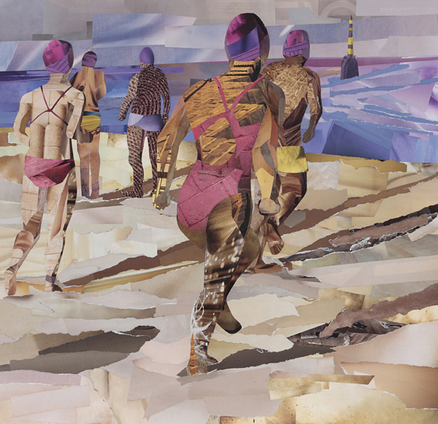 Melbourne artist Rebecca Jones - Artwork - Collage - No Turning Back