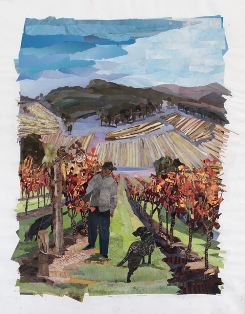 collage by Melbourne artist Rebecca Jones