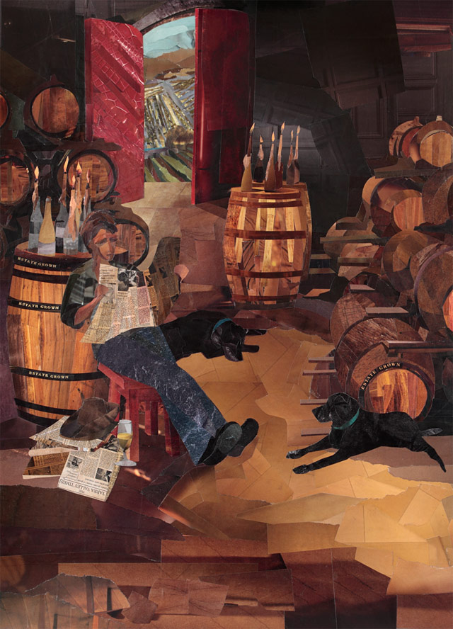 collage by Melbourne artist Rebecca Jones