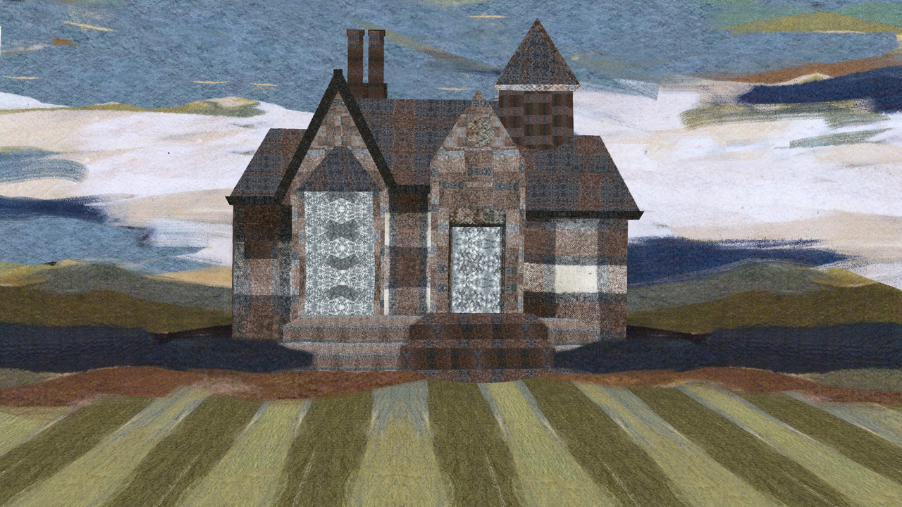 projection by Melbourne artist Rebecca Jones for the stage play Wind in the Willows