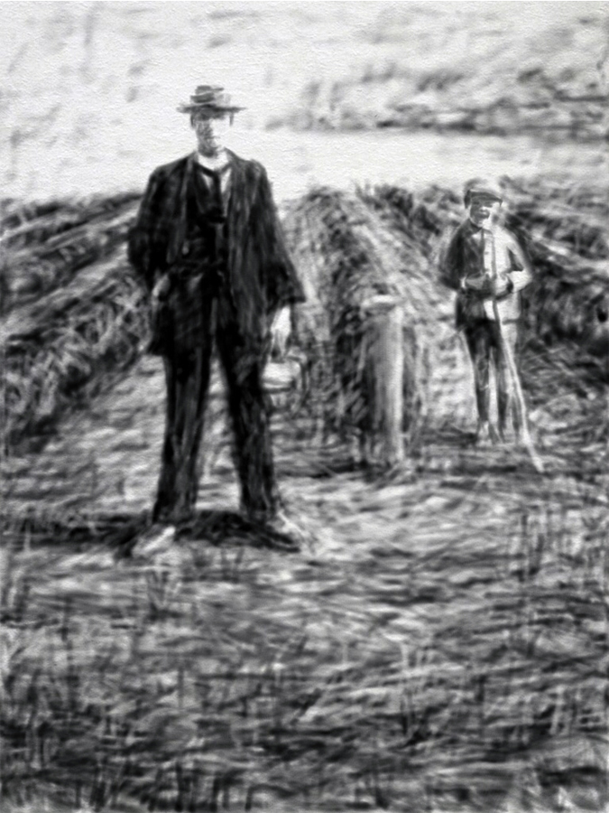 drawing by Melbourne artist Rebecca Jones