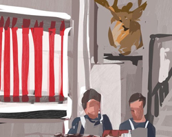 Melbourne artist Rebecca Jones - Digital -Interiors (2)