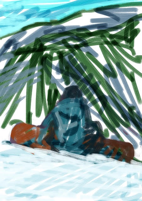 Melbourne artist Rebecca Jones - Artwork - Digital - Snow (1)