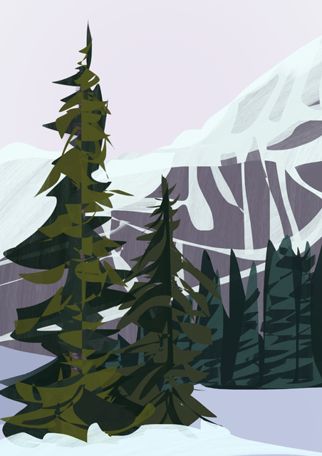 Melbourne artist Rebecca Jones - Artwork - Digital - Snow (12)