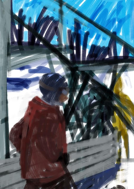 Melbourne artist Rebecca Jones - Artwork - Digital - Snow (2)