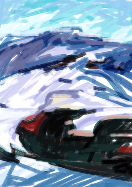 Melbourne artist Rebecca Jones - Artwork - Digital - Snow (4)