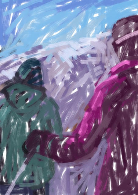 Melbourne artist Rebecca Jones - Artwork - Digital - Snow (5)