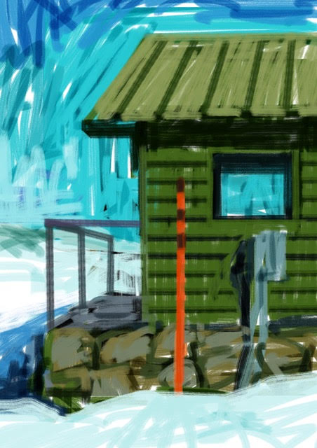 Melbourne artist Rebecca Jones - Artwork - Digital - Snow (6)