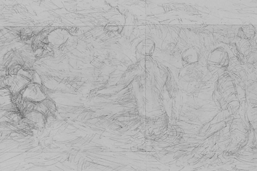 Melbourne artist Rebecca Jones - Artwork - Drawing - Start