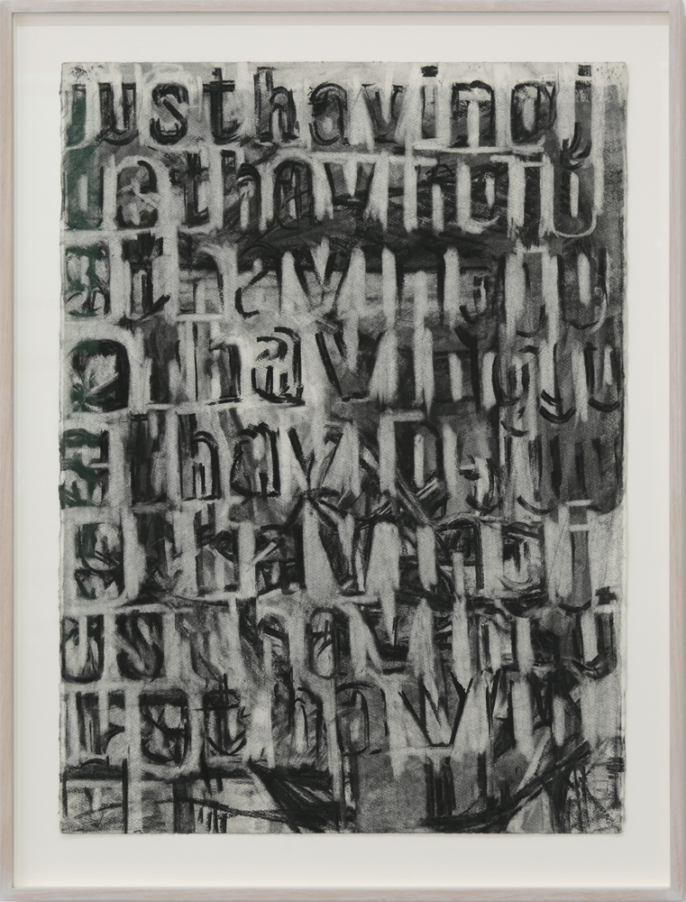 Melbourne artist Rebecca Jones - Artwork - Drawing - Chosen Words - Just Having Fun