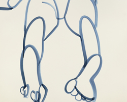 Melbourne artist Rebecca Jones - Artwork - Drawing - Coast - Flat Out