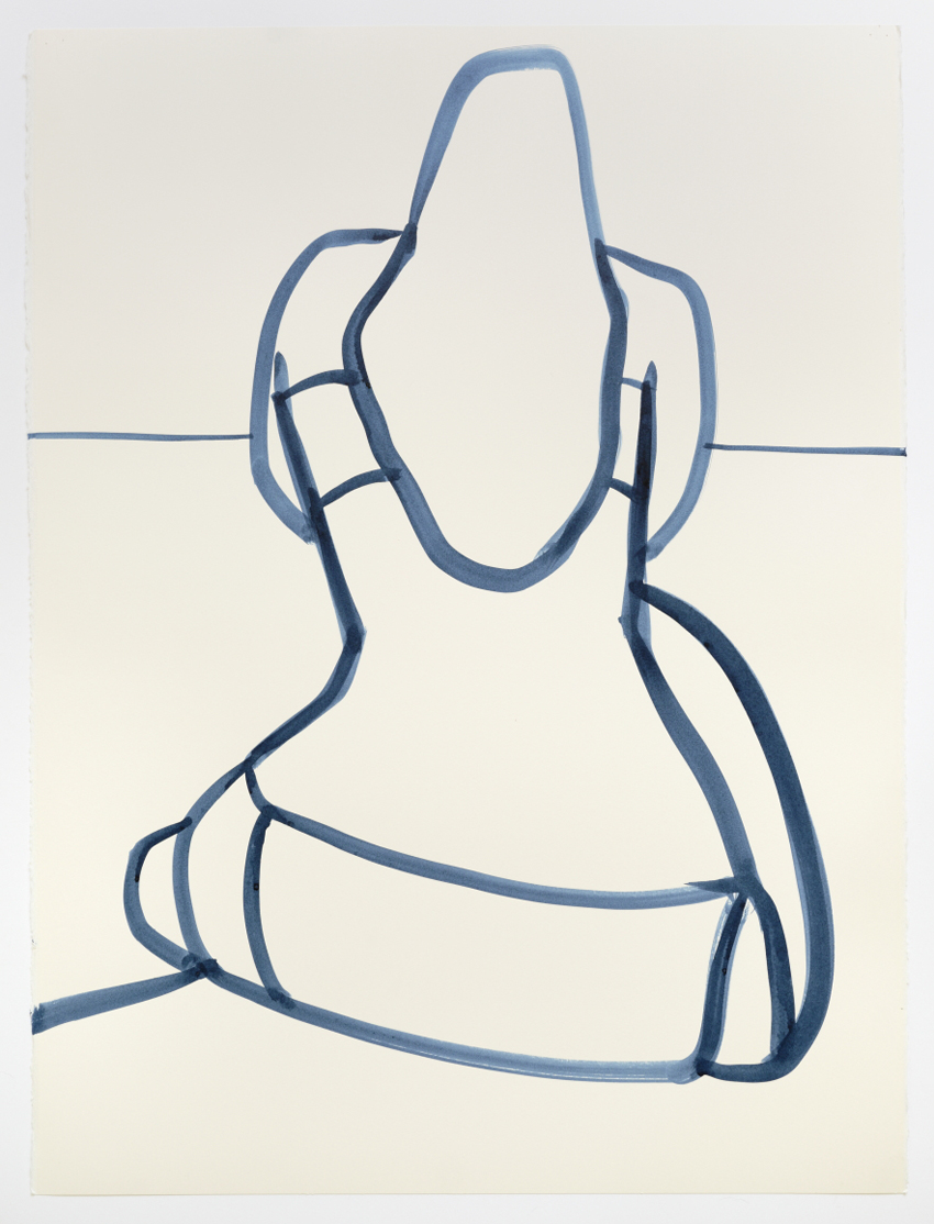 Melbourne artist Rebecca Jones - Artwork - Drawing - Coast - Bikini