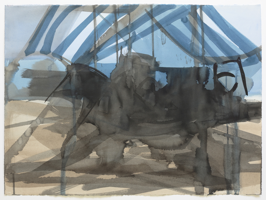 Melbourne artist Rebecca Jones - Artwork - Drawing - Coast - Melting