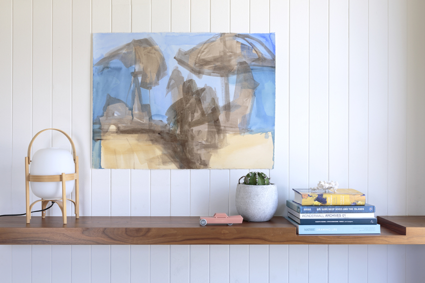 Melbourne artist Rebecca Jones - Artwork - Drawing - Coast - Scorcher (insitu)