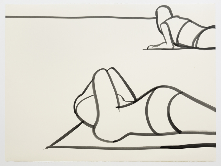 Melbourne artist Rebecca Jones - Artwork - Drawing - Coast - Sun and Sand