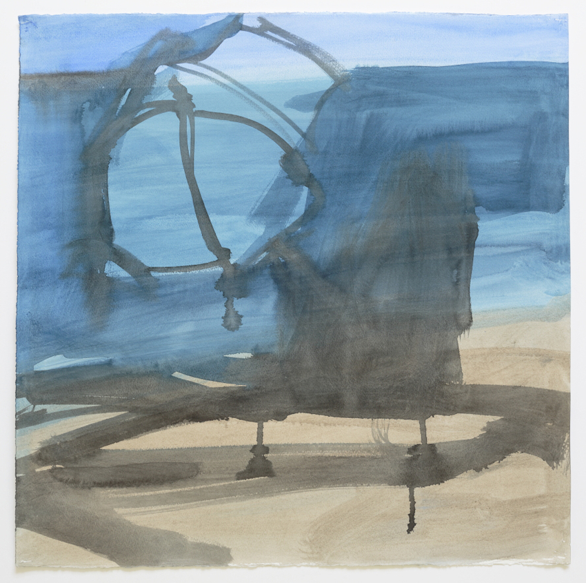 Melbourne artist Rebecca Jones - Artwork - Drawing - Coast - Umbrella II