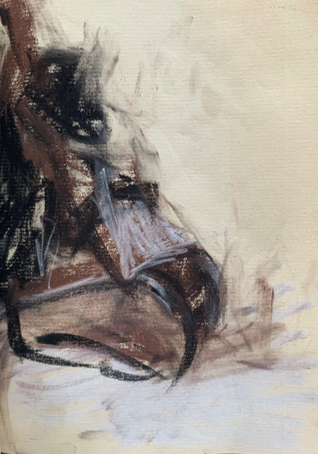 Fast Drawing series by Melbourne artist Rebecca Jones