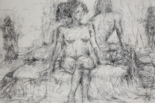 Melbourne artist Rebecca Jones - Artwork - Drawing - New York Drawings - Untitled (168cm x 168cm)