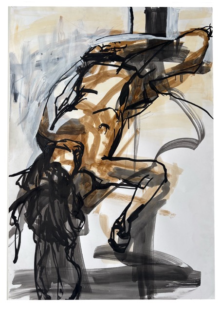 Melbourne artist Rebecca Jones - Artwork - Drawing - Space and Volume - Reclining Woman