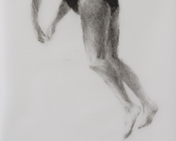 Melbourne artist Rebecca Jones - Artwork - Drawing - Swimming - Depth - Saturday Morning VII