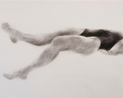 Melbourne artist Rebecca Jones - Artwork - Swimming - Depth - Vanishing