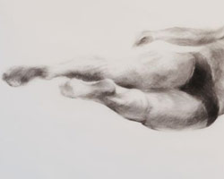 Melbourne artist Rebecca Jones - Artwork - Swimming - Depth - Whirling