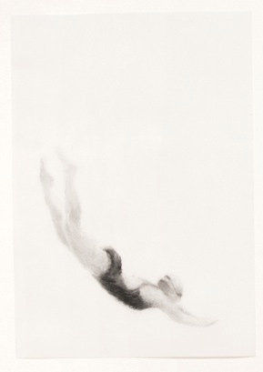 Melbourne artist Rebecca Jones - Artwork - Drawing - Swimming - Flow 1
