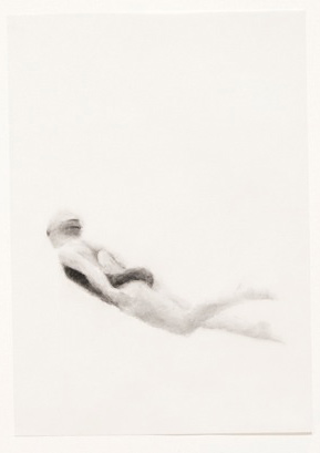 Melbourne artist Rebecca Jones - Artwork - Drawing - Swimming - Flow 2