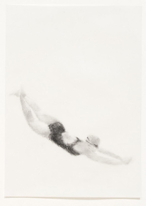 Melbourne artist Rebecca Jones - Artwork - Drawing - Swimming - Flow 8