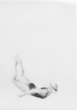 Melbourne artist Rebecca Jones's drawing - Swimming - Water 1