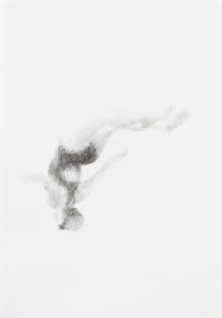 Melbourne artist Rebecca Jones's drawing - Swimming - Water 14