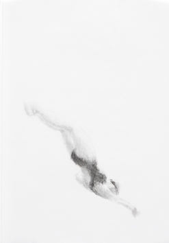 Melbourne artist Rebecca Jones's drawing - Swimming - Water 17