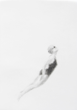 Melbourne artist Rebecca Jones's drawing - Swimming - Water 18