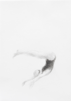 Melbourne artist Rebecca Jones's drawing - Swimming - Water 19