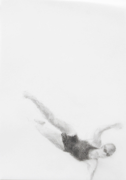 Melbourne artist Rebecca Jones's drawing - Swimming - Water 5