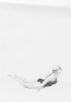 Melbourne artist Rebecca Jones's drawing - Swimming - Water 8