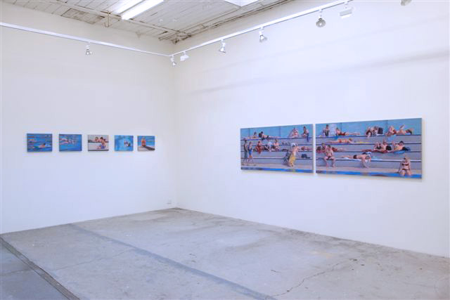 Melbourne artist Rebecca Jones - Exhibition - At the Pool (2008)