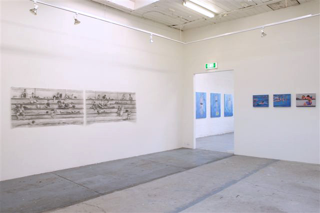 Melbourne artist Rebecca Jones - Exhibition - At the Pool (2008)