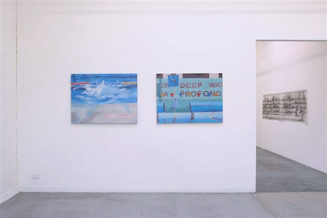 Melbourne artist Rebecca Jones - Exhibition - At the Pool (2008)