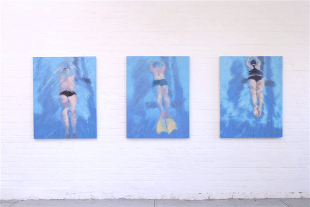 Melbourne artist Rebecca Jones - Exhibition - At the Pool (2008)
