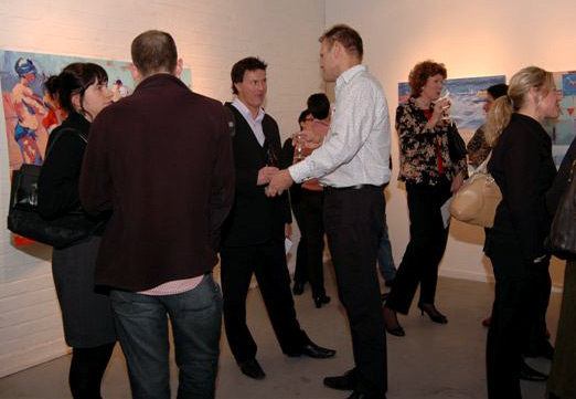 Melbourne artist Rebecca Jones - Exhibition - At the Pool (2008)