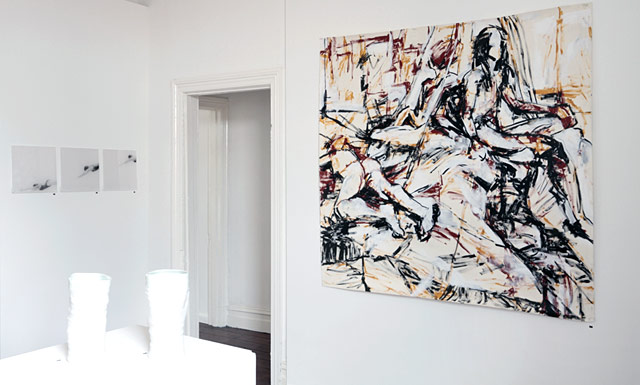 Melbourne artist Rebecca Jones - Exhibition - New York Drawings (2011)