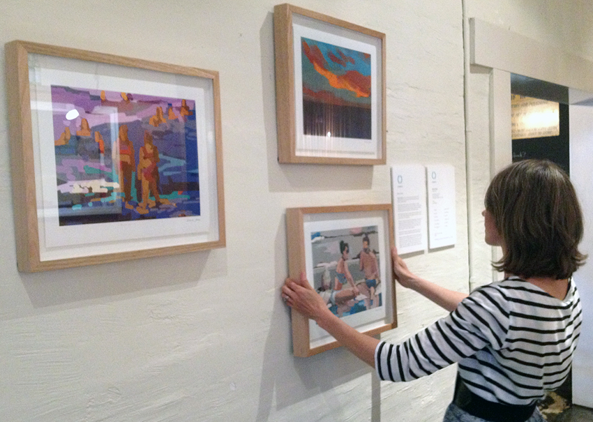 Melbourne artist Rebecca Jones - Exhibition - Dawn to Dusk (2014)