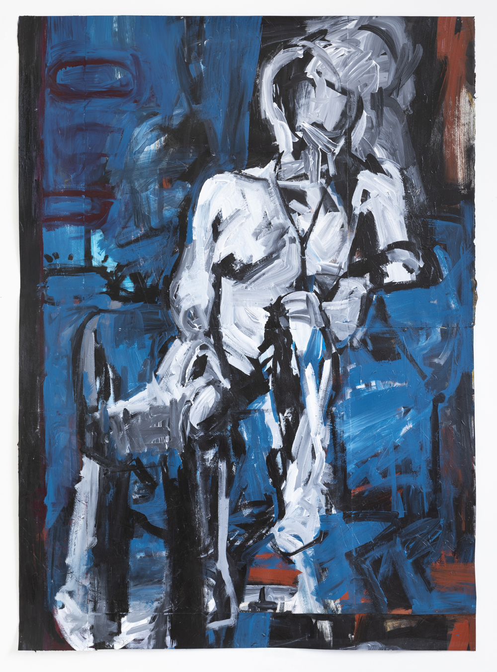 Melbourne artist Rebecca Jones - Artwork - Painting - Blue Matter