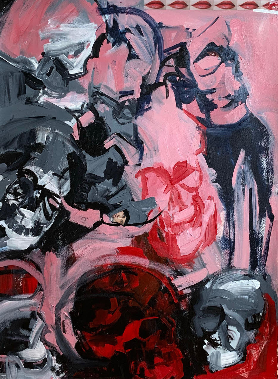 Melbourne artist Rebecca Jones - Artwork - Painting - Flesh and Bone