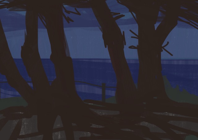 Melbourne artist Rebecca Jones - Artwork - Digital - The Pines at Lorne