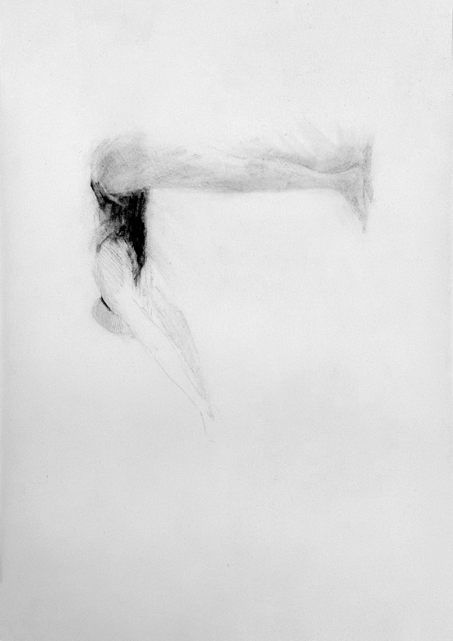 Melbourne artist Rebecca Jones - Artwork - Drawing - Swimmer III (2026)